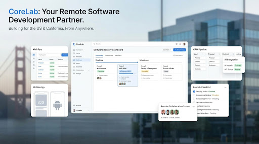 CoreLab web, mobile, CRM and AI development